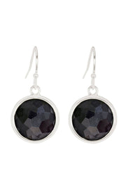 Hematite Round Earrings - SF