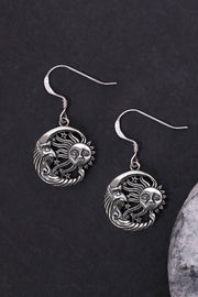 Sun & Moon Drop Earrings - SF