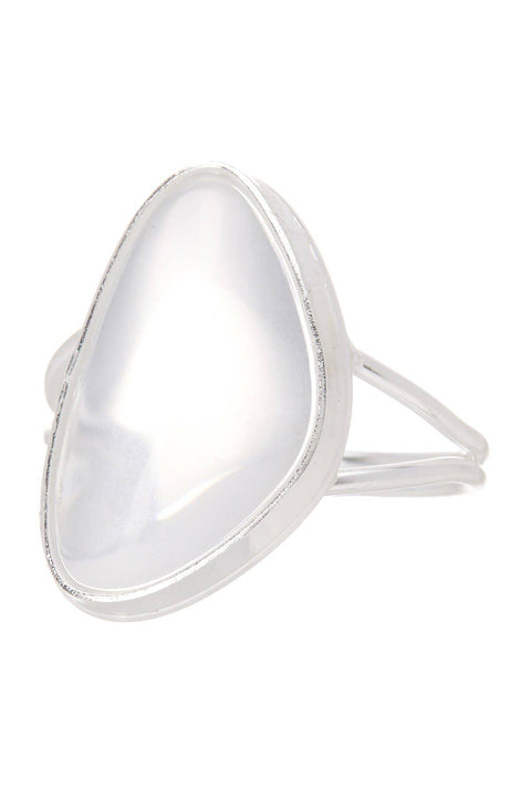 Sterling Silver Crystal Quartz Ring - SS