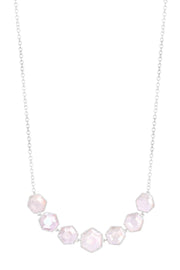 Mother Of Pearl Statement Necklace - SF