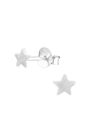Sterling Silver Star Ear Studs - SS