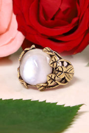 Mother Of Pearl Garden Ring In - GF