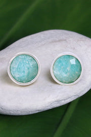 Amazonite Post Earrings - SF