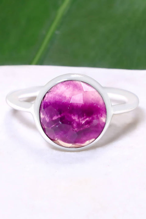 Amethyst Round Ring - SF