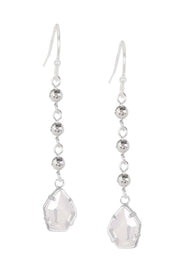 Moonstone Crystal Jenny Earrings - SF