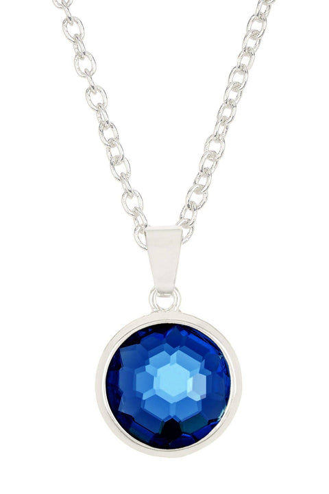 London Blue Crystal Necklace - SF