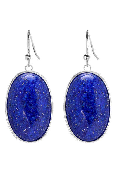 Lapis Statement Earrings - SF
