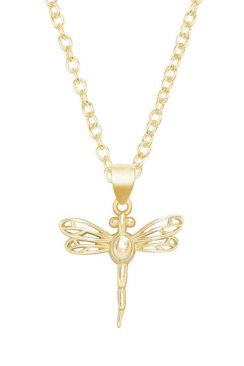 Dragonfly Pendant Necklace - GF