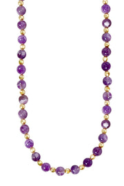 Amethyst Chakra Necklace - GF