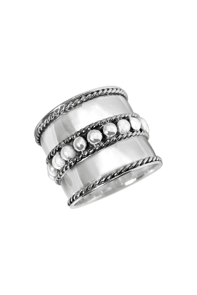 Sterling Silver Bali Ring - SF/SS