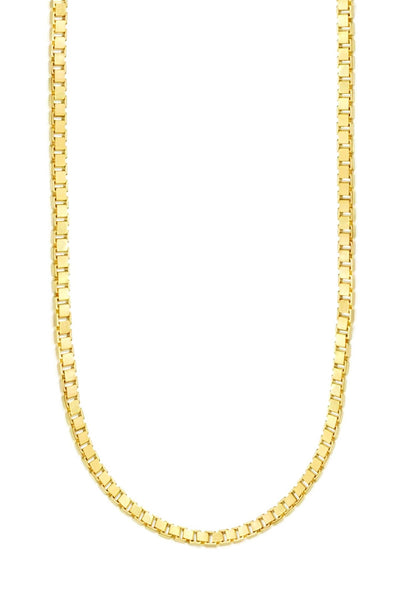 14k Gold Plated 1.2mm Box Chain - GP