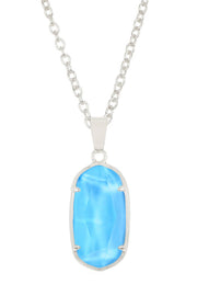 Turquoise Quartz Pendant Necklace - SF