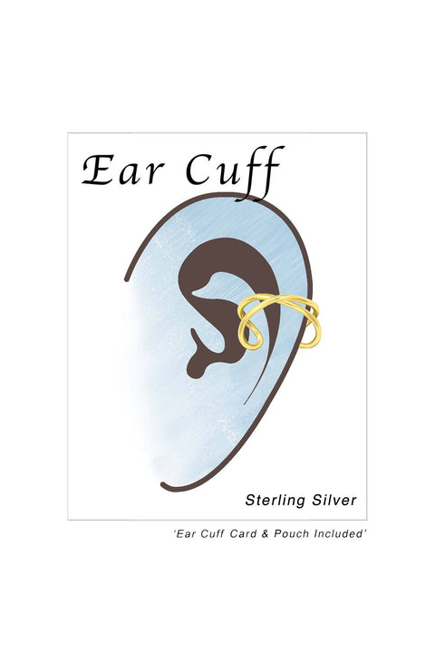 Sterling Silver Infinity Ear Cuff - VM