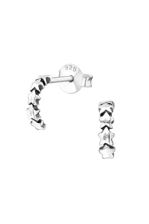 Sterling Silver Star Ear Studs - SS