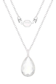 Moonstone Crystal Paulette Necklace - SF