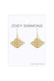 Filigree Lantern Drop Earrings - SF
