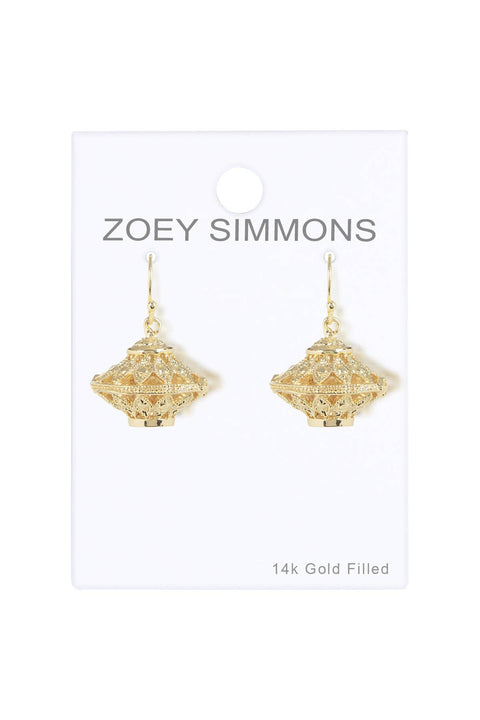 Filigree Lantern Drop Earrings - SF
