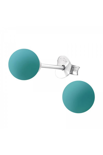 Synthtic Pearl 6mm Ear Studs - SS