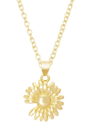Sunflower Pendant Necklace - GF