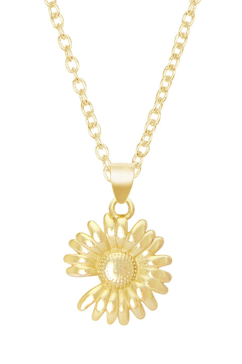 Sunflower Pendant Necklace - GF