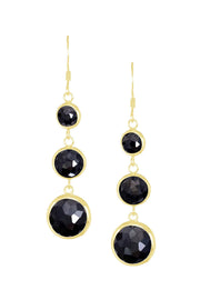 Hematite Drop Earrings - GF