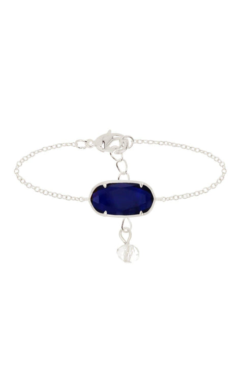London Blue Crystal Link Bracelet - SF