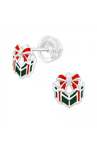 Children's Sterling Silver Gift Present Ear Studs & CZ - SS