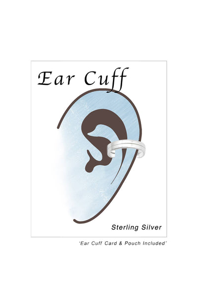 Sterling Silver Plain Ear Cuff - SS