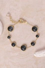 Hematite Station Bracelet - GF