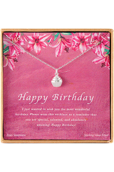 'Happy Birthday' Boxed Charm Necklace - SF