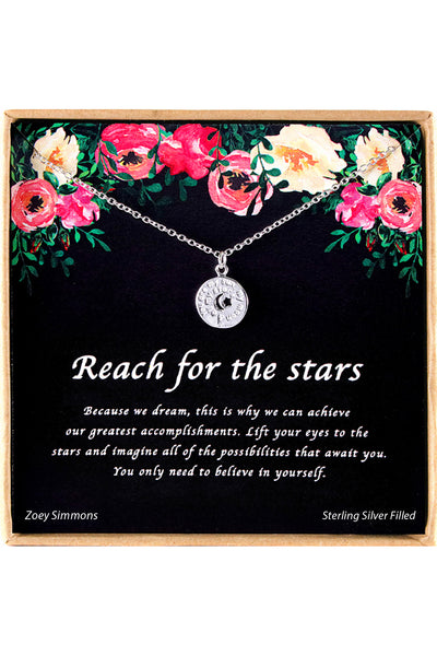 'Reach For The Stars' Boxed Charm Necklace - SF