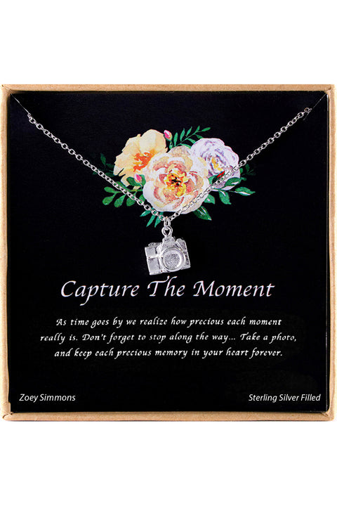 'Capture The Moment' Boxed Charm Necklace - SF
