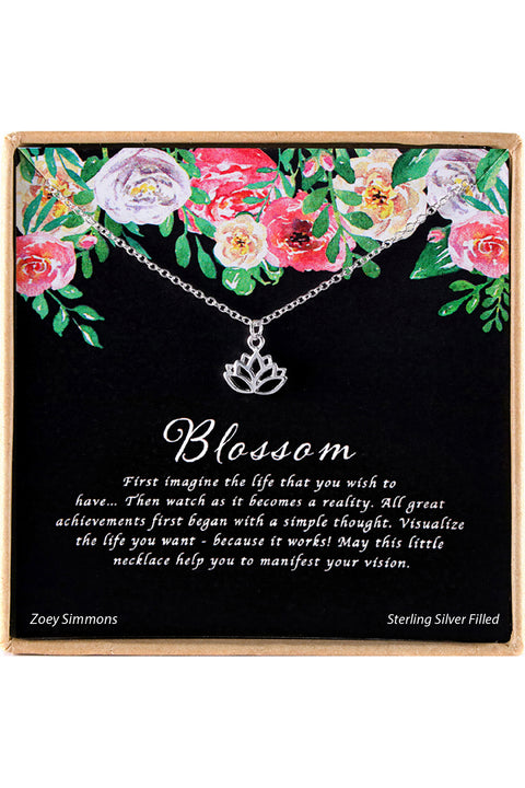 'Blossom' Boxed Charm Necklace - SF
