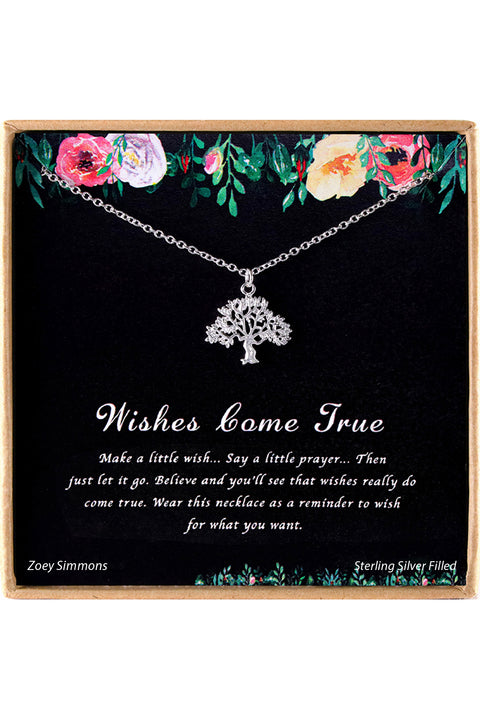 'Wishes Come True' Boxed Charm Necklace - SF