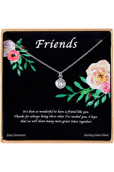 'Friends' Boxed Charm Necklace - SF