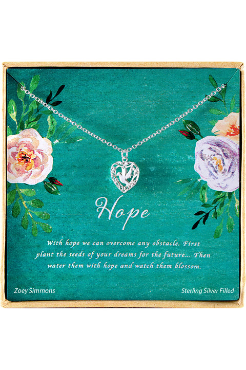 'Hope' Boxed Charm Necklace - SF