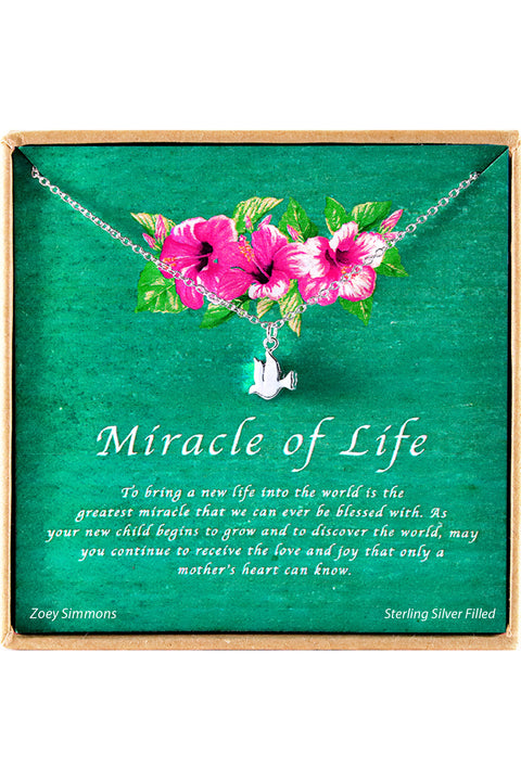 'Miracle Of Life' Boxed Charm Necklace - SF