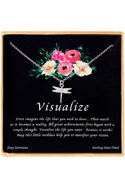 'Visualize' Boxed Charm Necklace - SF