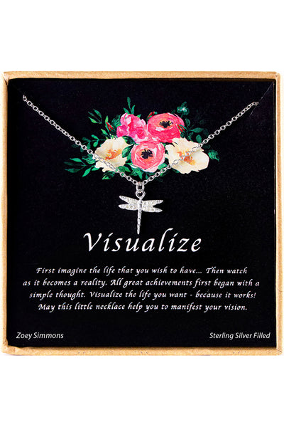 'Visualize' Boxed Charm Necklace - SF