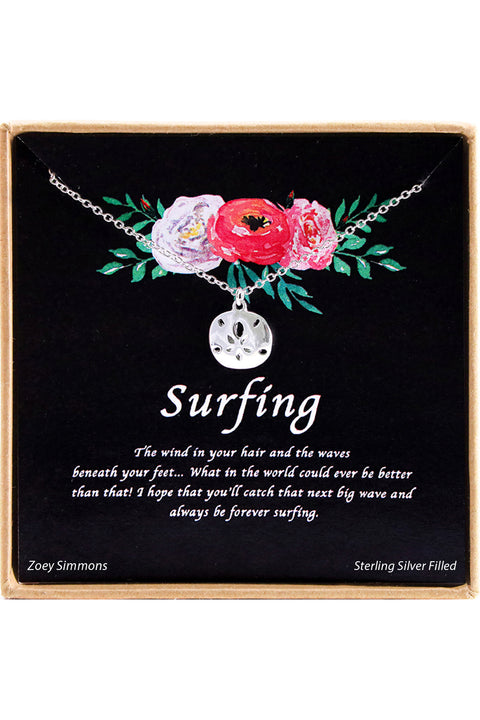 'Surfing' Boxed Charm Necklace - SF