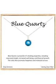 'Gemstone' Boxed Charm Necklace - SF