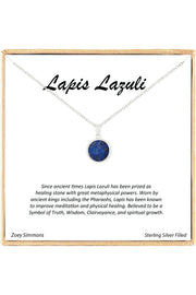 'Gemstone' Boxed Charm Necklace - SF