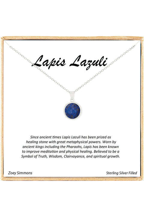 'Gemstone' Boxed Charm Necklace - SF