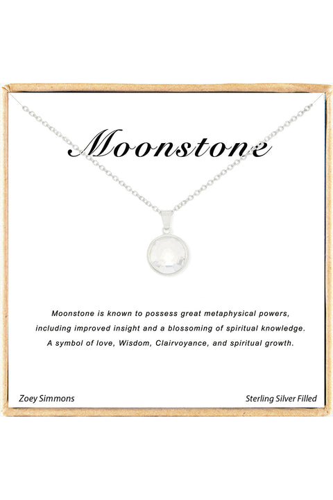 'Gemstone' Boxed Charm Necklace - SF