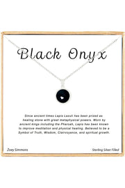 'Gemstone' Boxed Charm Necklace - SF