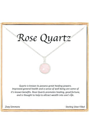 'Gemstone' Boxed Charm Necklace - SF