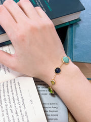 Mixed Stone Station Bracelet - GF