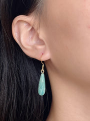 14k Vermeil & Amazonite Drop Earrings - VM