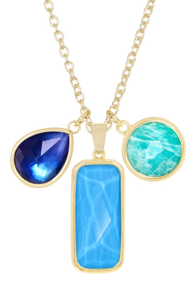 Mixed Gemstone Kasey Necklace - GF