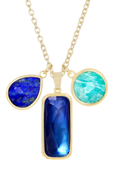 Mixed Gemstone Kasey Necklace - GF